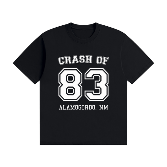 Crash of 83 Tee — Alamogordo, NM Varsity Graphic T-Shirt